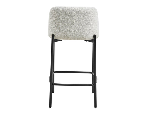 Chaise de bar bouclette design – Vue de dos
