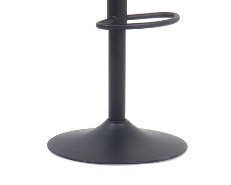 Chaise de bar confortable cognac - Rousseau Furniture - Souffle d'Intérieur