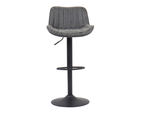 Chaise de bar confortable gris - Rousseau Furniture - Souffle d'Intérieur