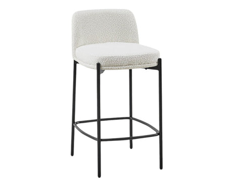 Chaise de bar cuisine blanc - Rousseau Furniture - Souffle d'Intérieur