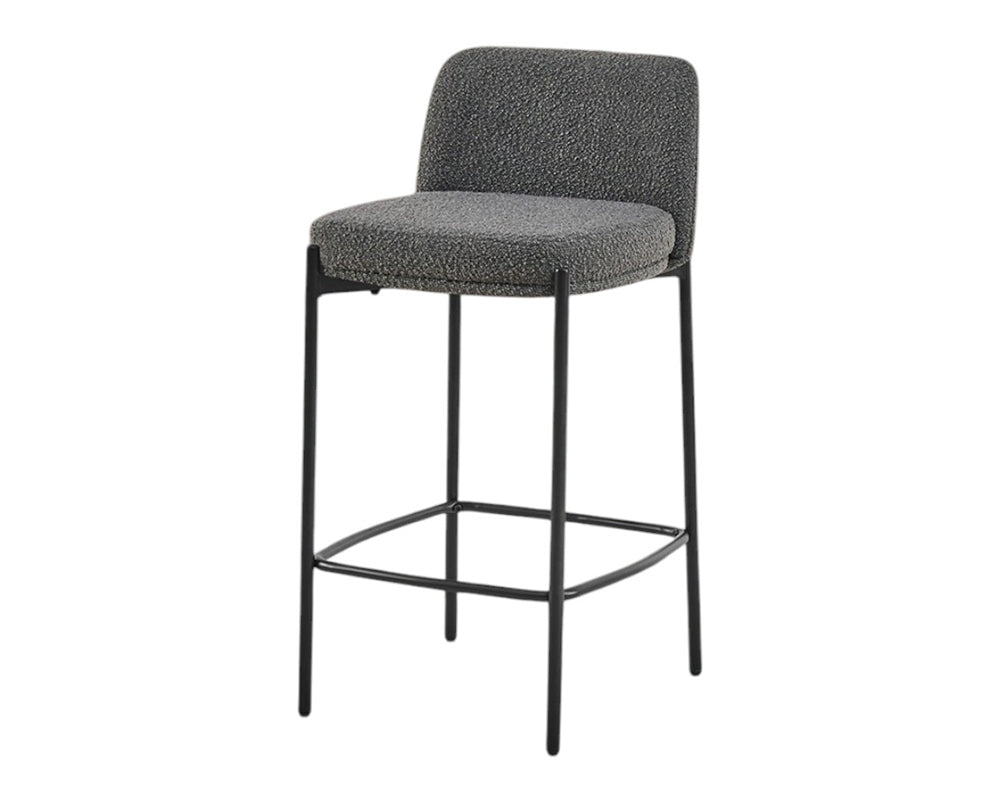 Chaise de bar cuisine gris - Rousseau Furniture - Souffle d'Intérieur