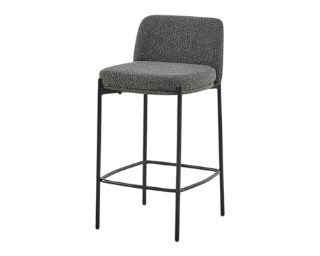 Chaise de bar cuisine gris - Rousseau Furniture - Souffle d'Intérieur