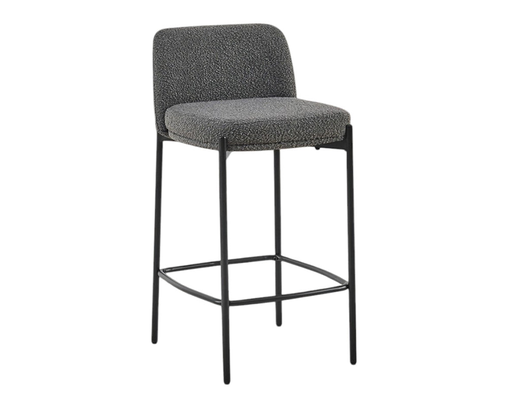 Chaise de bar cuisine gris - Rousseau Furniture - Souffle d'Intérieur