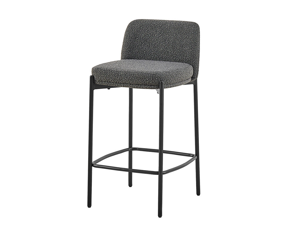 Chaise de bar cuisine gris - Rousseau Furniture - Souffle d'Intérieur