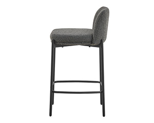 Chaise de bar cuisine gris - Rousseau Furniture - Souffle d'Intérieur