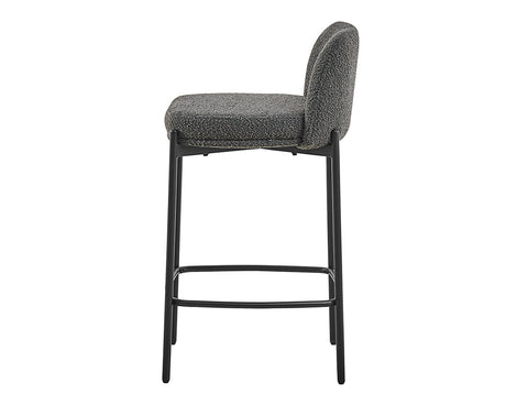 Chaise de bar cuisine gris - Rousseau Furniture - Souffle d'Intérieur