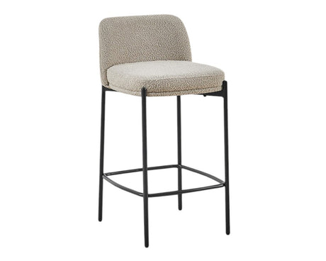 Chaise de bar cuisine sable - Rousseau Furniture - Souffle d'Intérieur