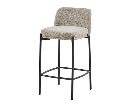 Chaise de bar cuisine sable - Rousseau Furniture - Souffle d'Intérieur