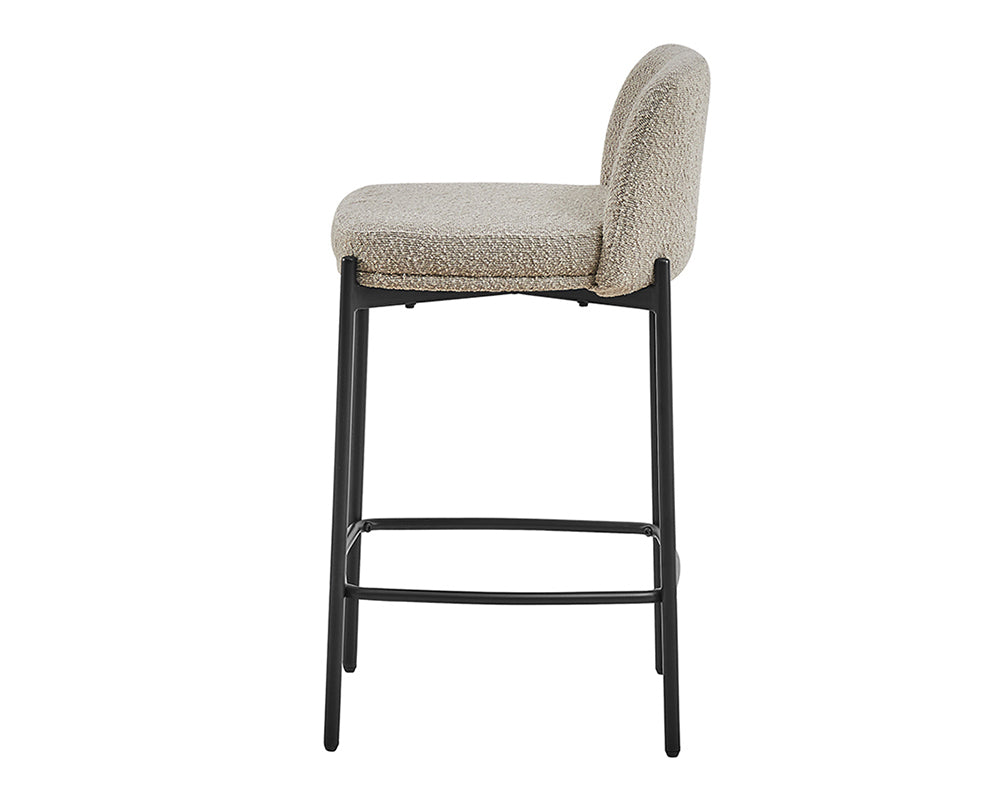 Chaise de bar cuisine sable - Rousseau Furniture - Souffle d'Intérieur