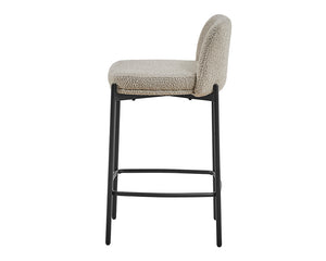 Chaise de bar cuisine sable - Rousseau Furniture - Souffle d'Intérieur