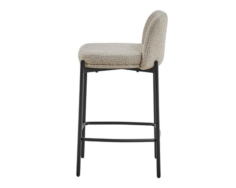 Chaise de bar cuisine sable - Rousseau Furniture - Souffle d'Intérieur