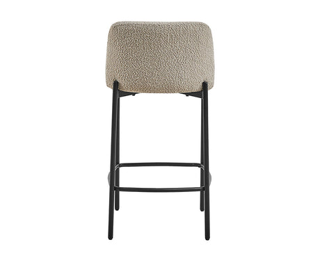 Chaise de bar cuisine sable - Rousseau Furniture - Souffle d'Intérieur