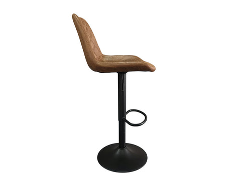 Chaise de bar design cognac - Rousseau Furniture - Souffle d'Intérieur
