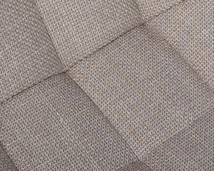 Chaise de bar en métal beige - Rousseau Furniture - Souffle d'Intérieur