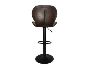 Chaise de bar stylé brun foncé - Rousseau Furniture - Souffle d'Intérieur