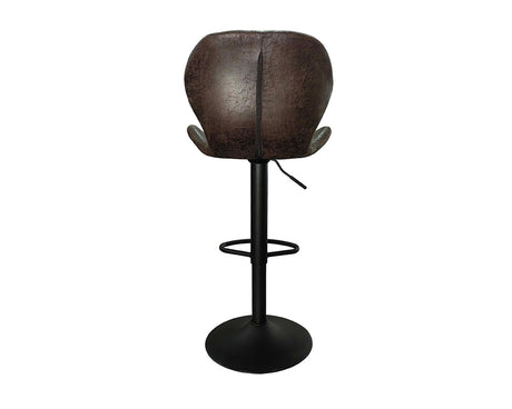 Chaise de bar stylé brun foncé - Rousseau Furniture - Souffle d'Intérieur