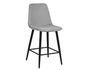 Chaise de comptoir de cuisine gris - Rousseau Furniture - Souffle d'Intérieur