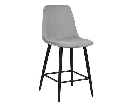 Chaise de comptoir de cuisine gris - Rousseau Furniture - Souffle d'Intérieur