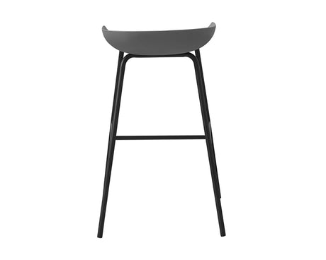Chaise de comptoir gris - Rousseau Furniture - Souffle d'Intérieur
