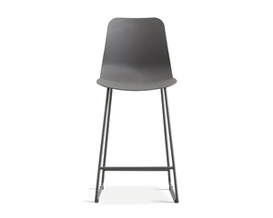 Chaise de comptoir lunch gris - Rousseau Furniture - Souffle d'Intérieur