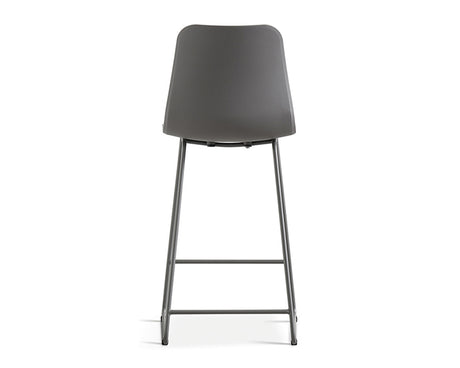Chaise de comptoir lunch gris - Rousseau Furniture - Souffle d'Intérieur