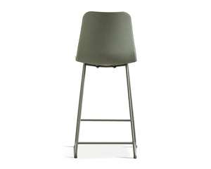 Chaise de comptoir lunch gris vert - Rousseau Furniture - Souffle d'Intérieur