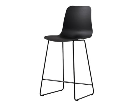 Chaise de comptoir lunch noir - Rousseau Furniture - Souffle d'Intérieur