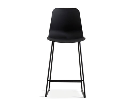 Chaise de comptoir lunch noir - Rousseau Furniture - Souffle d'Intérieur