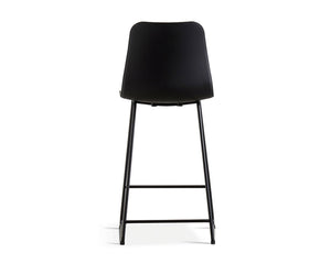 Chaise de comptoir lunch noir - Rousseau Furniture - Souffle d'Intérieur