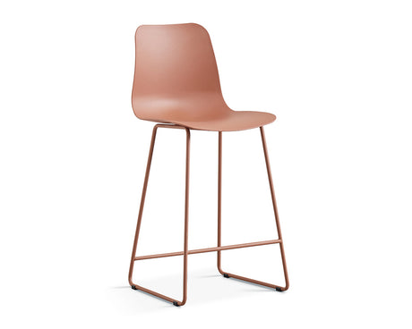Chaise de comptoir lunch terracotta - Rousseau Furniture - Souffle d'Intérieur
