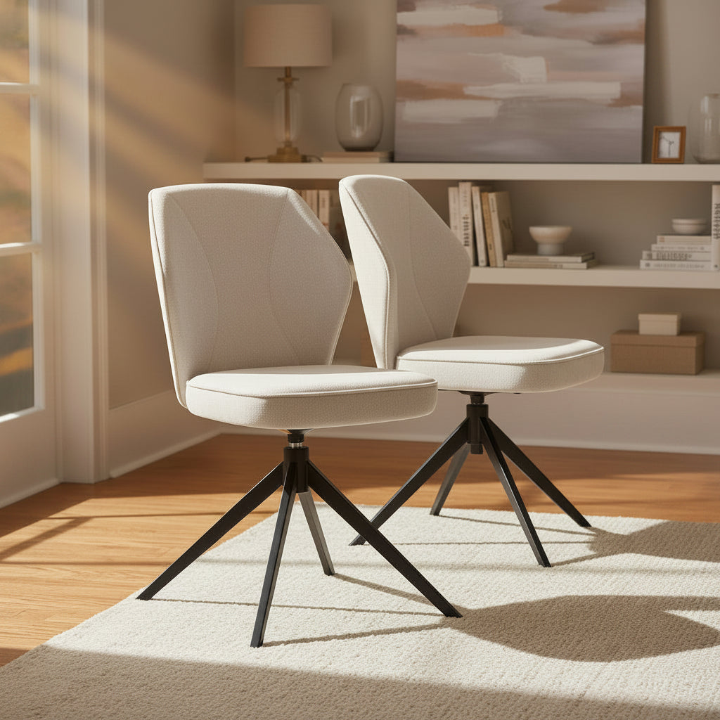 Chaise de salle à manger pivotante - Akante - Souffle d'intérieur