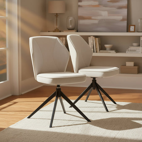 Chaise de salle à manger pivotante - Akante - Souffle d'intérieur