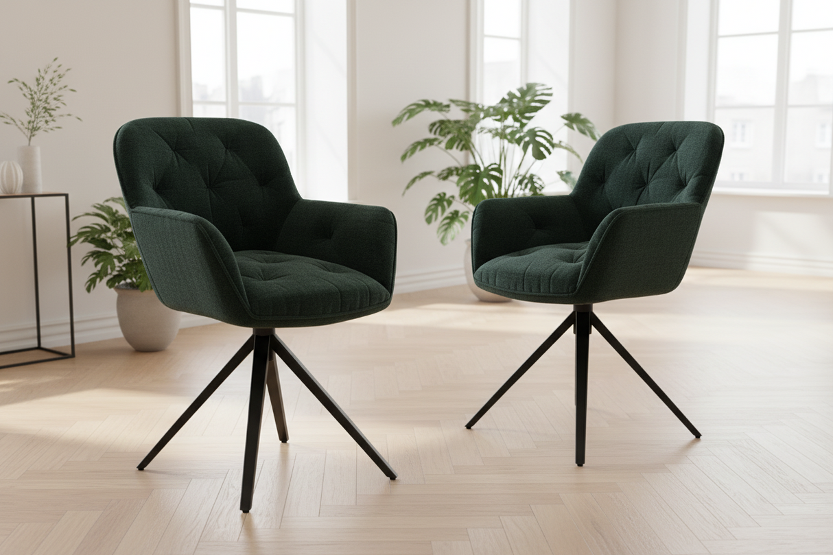 chaise fauteuil de table pivotante - Akante