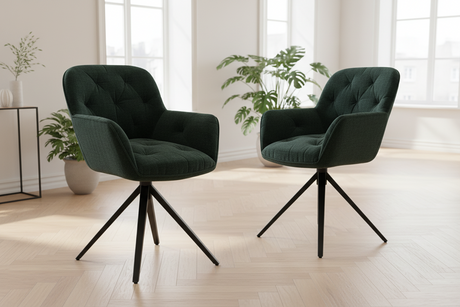chaise fauteuil de table pivotante - Akante