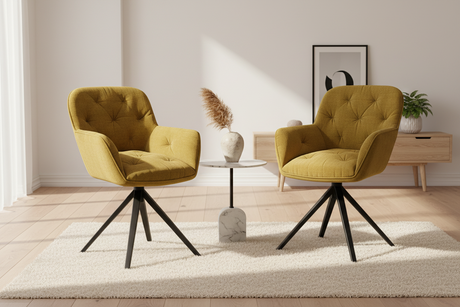 chaise fauteuil de table pivotante - Akante