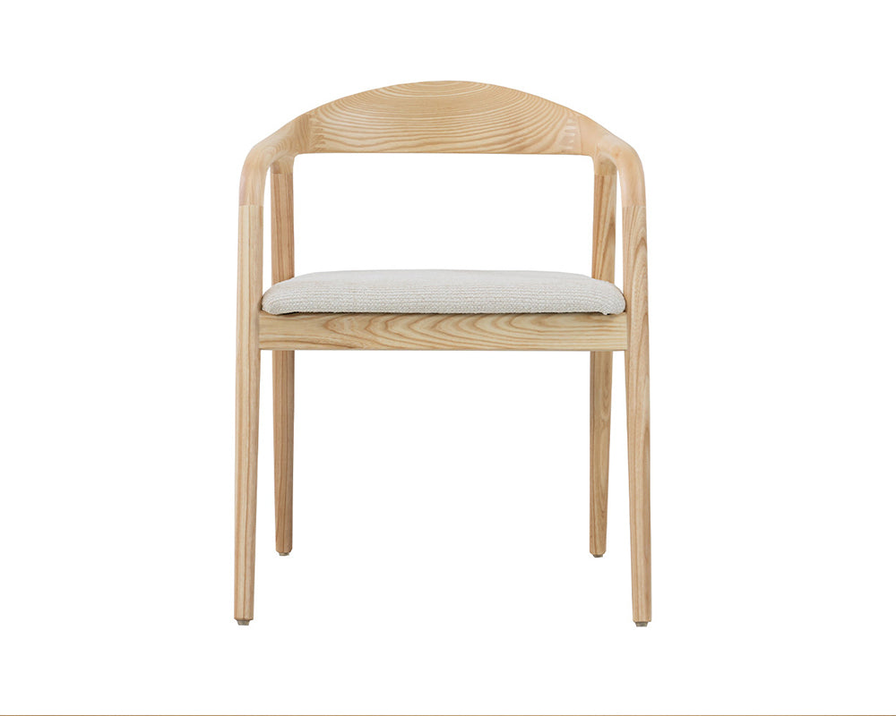 Vue de face – Clany – bois de frêne naturel