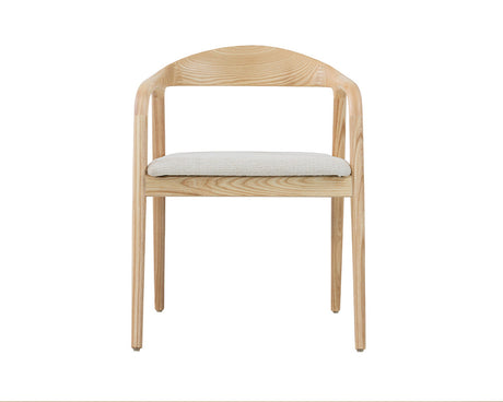 Vue de face – Clany – bois de frêne naturel