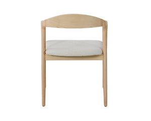 Vue de dos – Clany – bois de frêne naturel