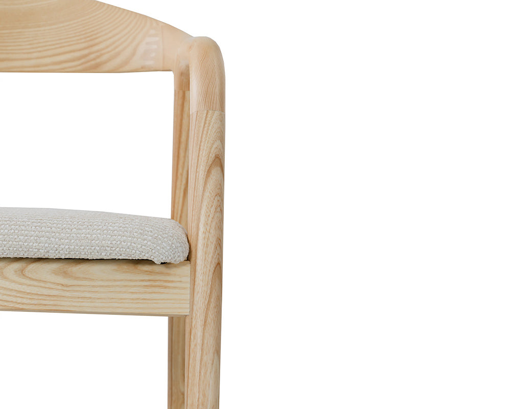 Zoom chaise – Clany – bois de frêne naturel
