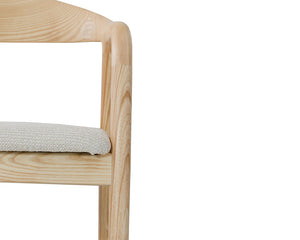 Zoom chaise – Clany – bois de frêne naturel