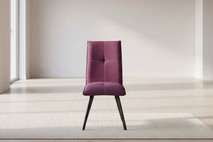 Chaise en tissu pieds metal design - SOUFFLE D'intérieur