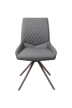 Chaise grise de salle à manger  - Lola