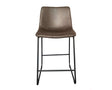 Chaise haute de comptoir brun foncé - Rousseau Furniture - Souffle d'Intérieur