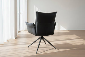 chaise pivotante cuir lievens 