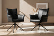 chaise pivotante cuir lievens 