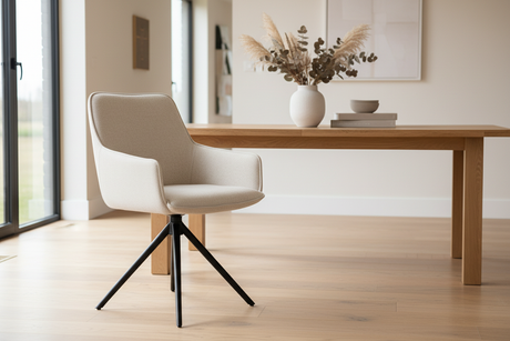 Chaise pivotante beige hero image