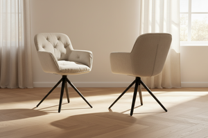 chaise fauteuil de table pivotante - Akante