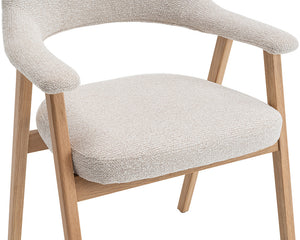 Zoom chaise – Corail – tissu beige