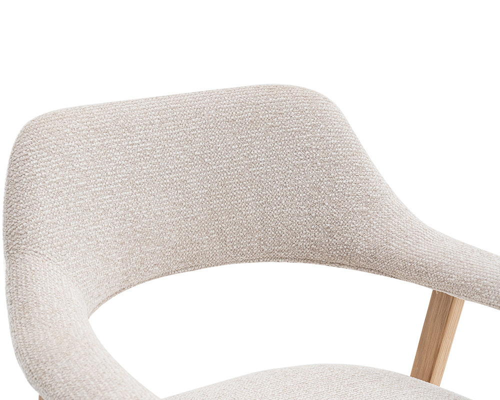 Zoom dossier – Corail – tissu beige