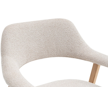 Zoom dossier – Corail – tissu beige